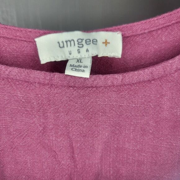 Tassel Fringe LagenLook  Boho Tunic Flowy Shabby Chic XL Umgee Blouse Shirt (2) - Picture 8 of 11